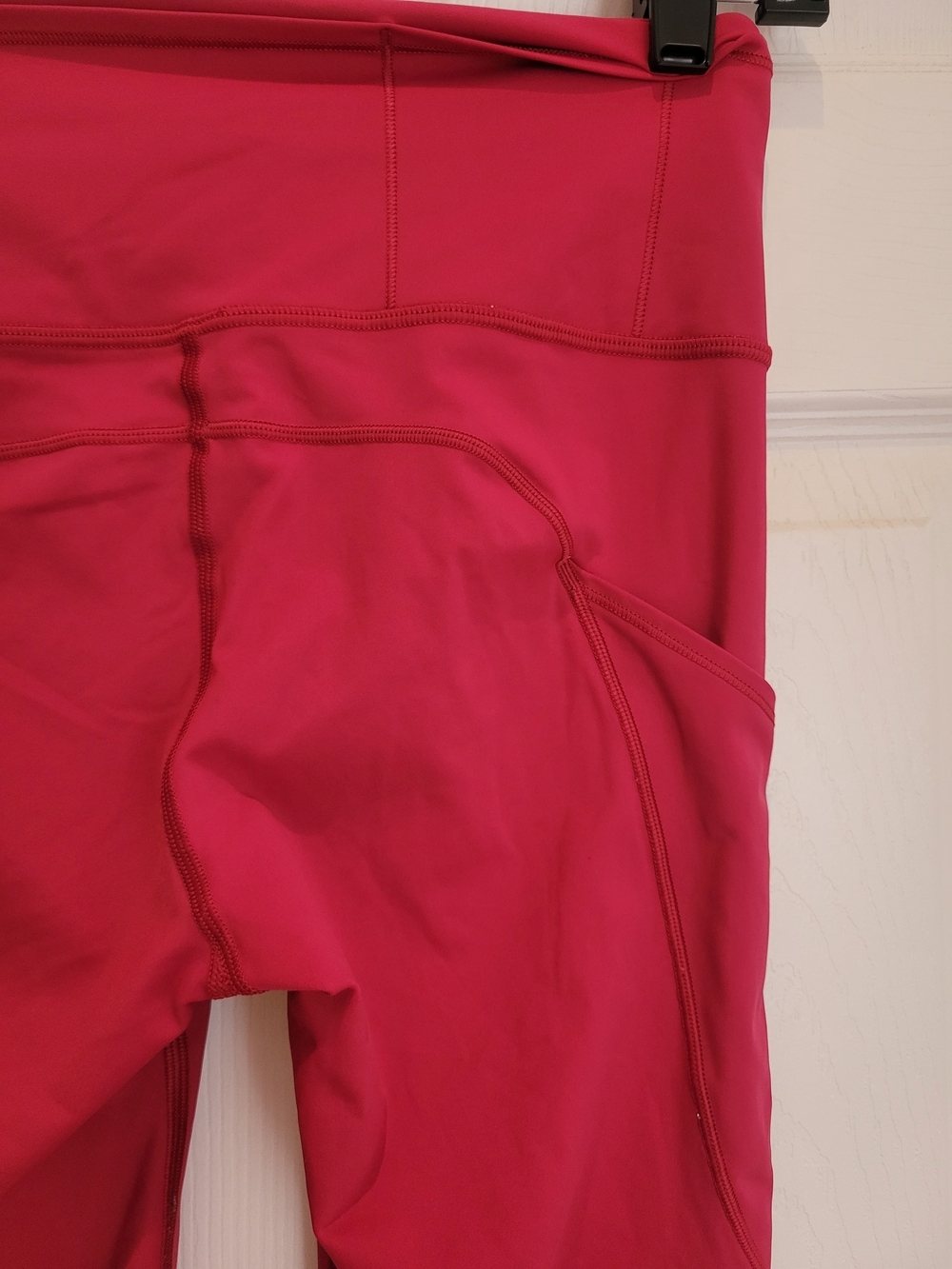 Lululemon Speed Up Crop Leggings Sz 6 Pink Magenta Running Tight Pockets Dots - Picture 6 of 12